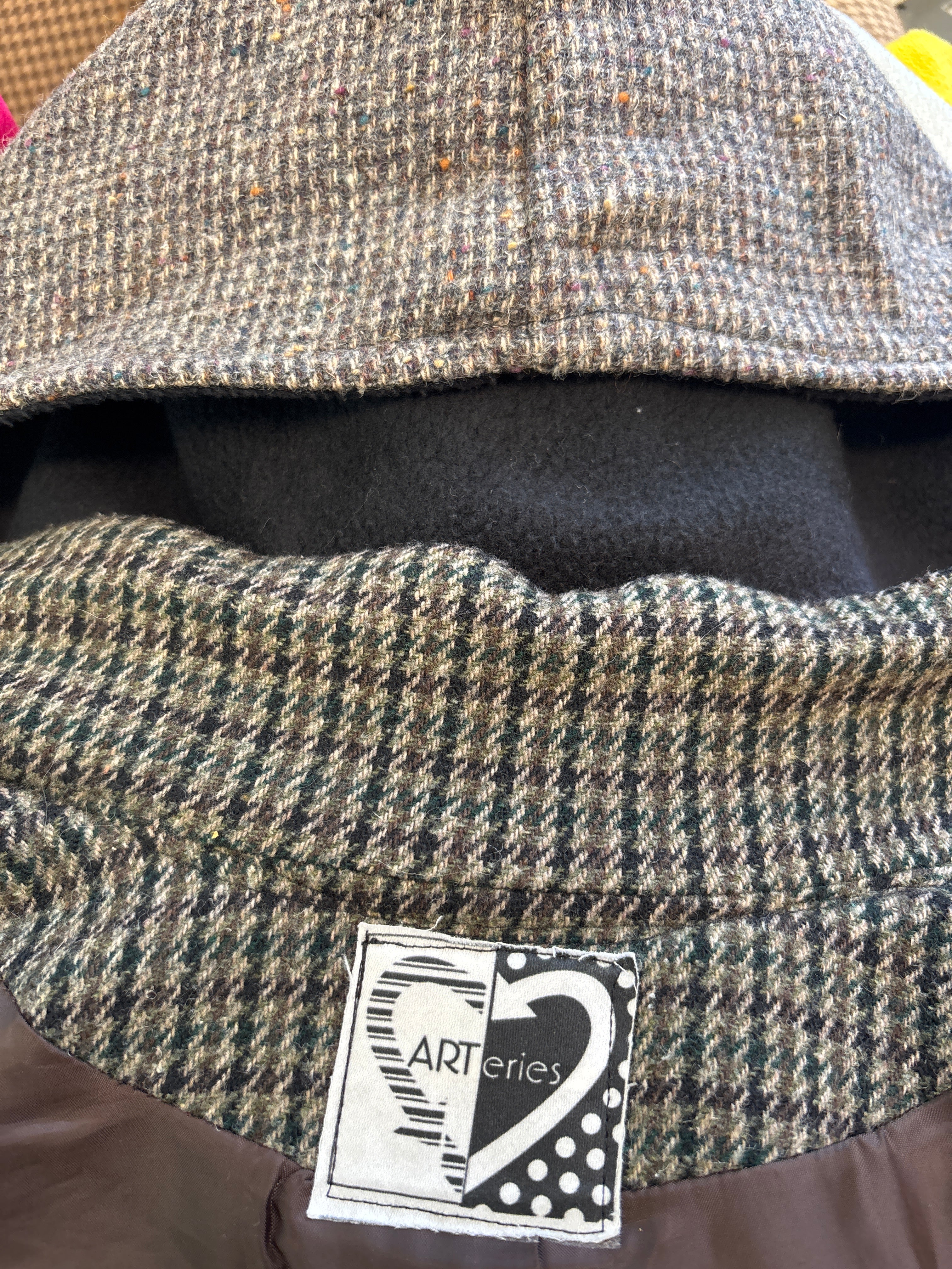Up cycled Wool Hoodie Sportscoat