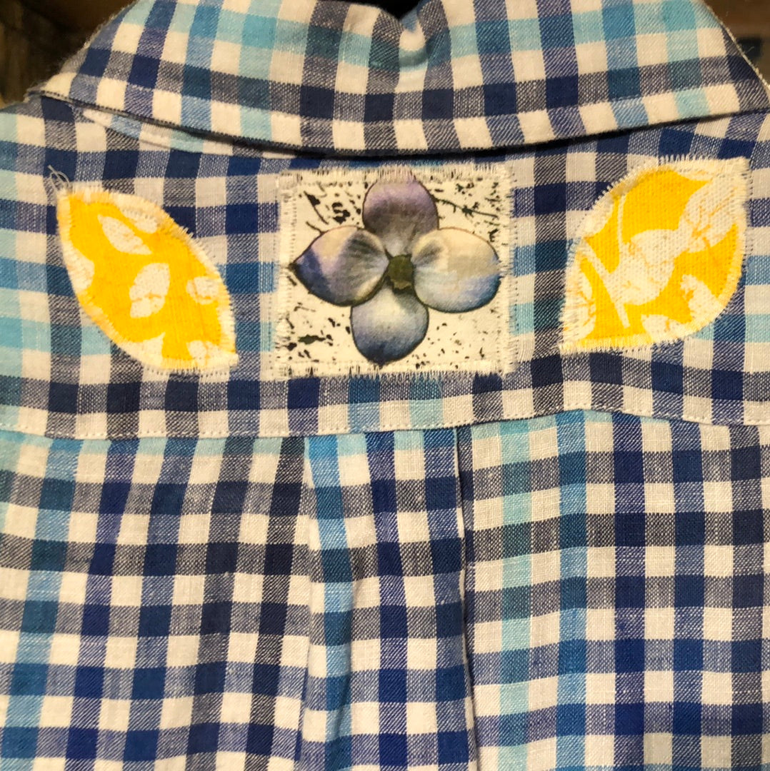 Menswear Up cycled Button Up