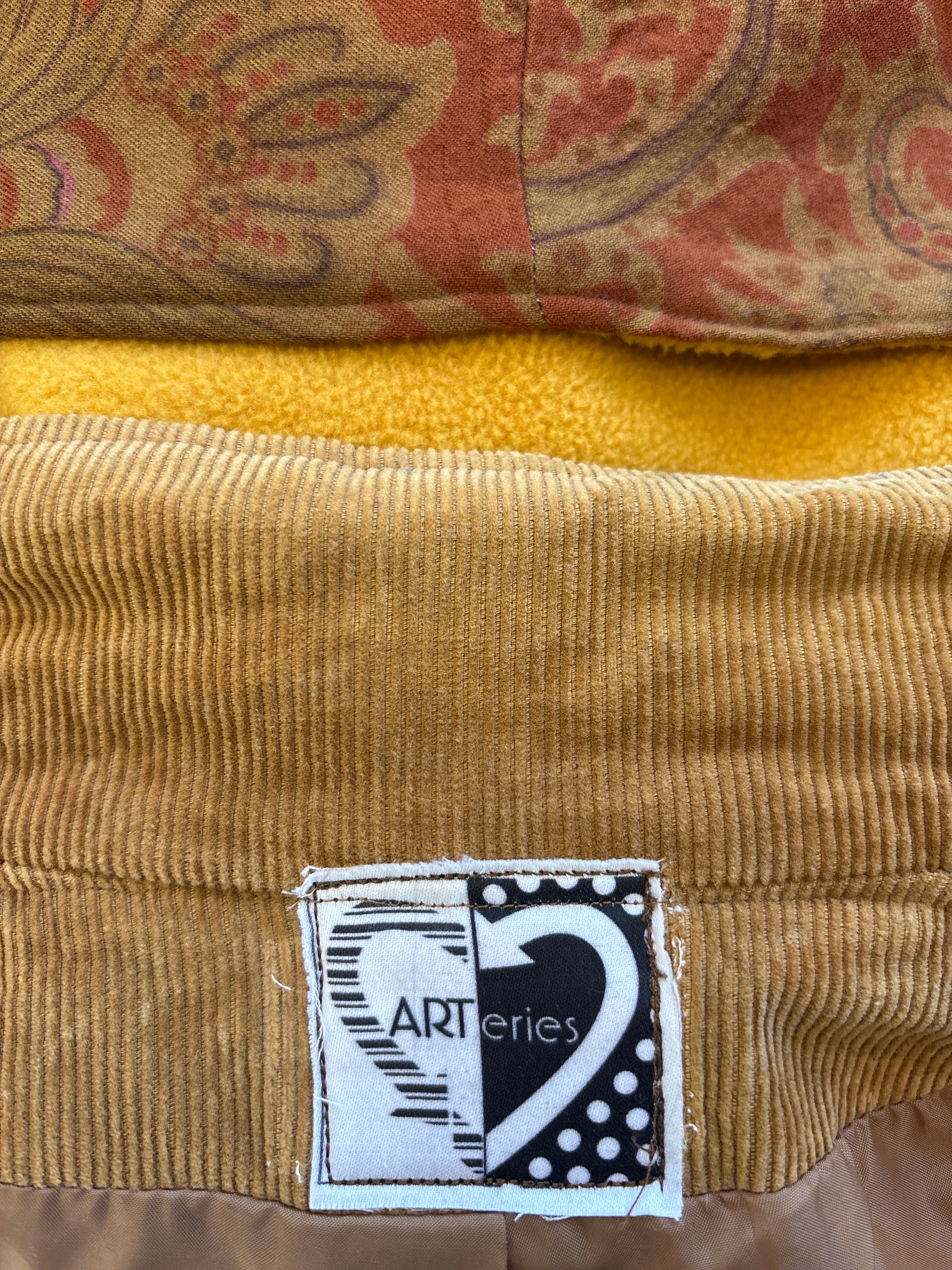 Vintage Cordoroy Hoodie Jacket