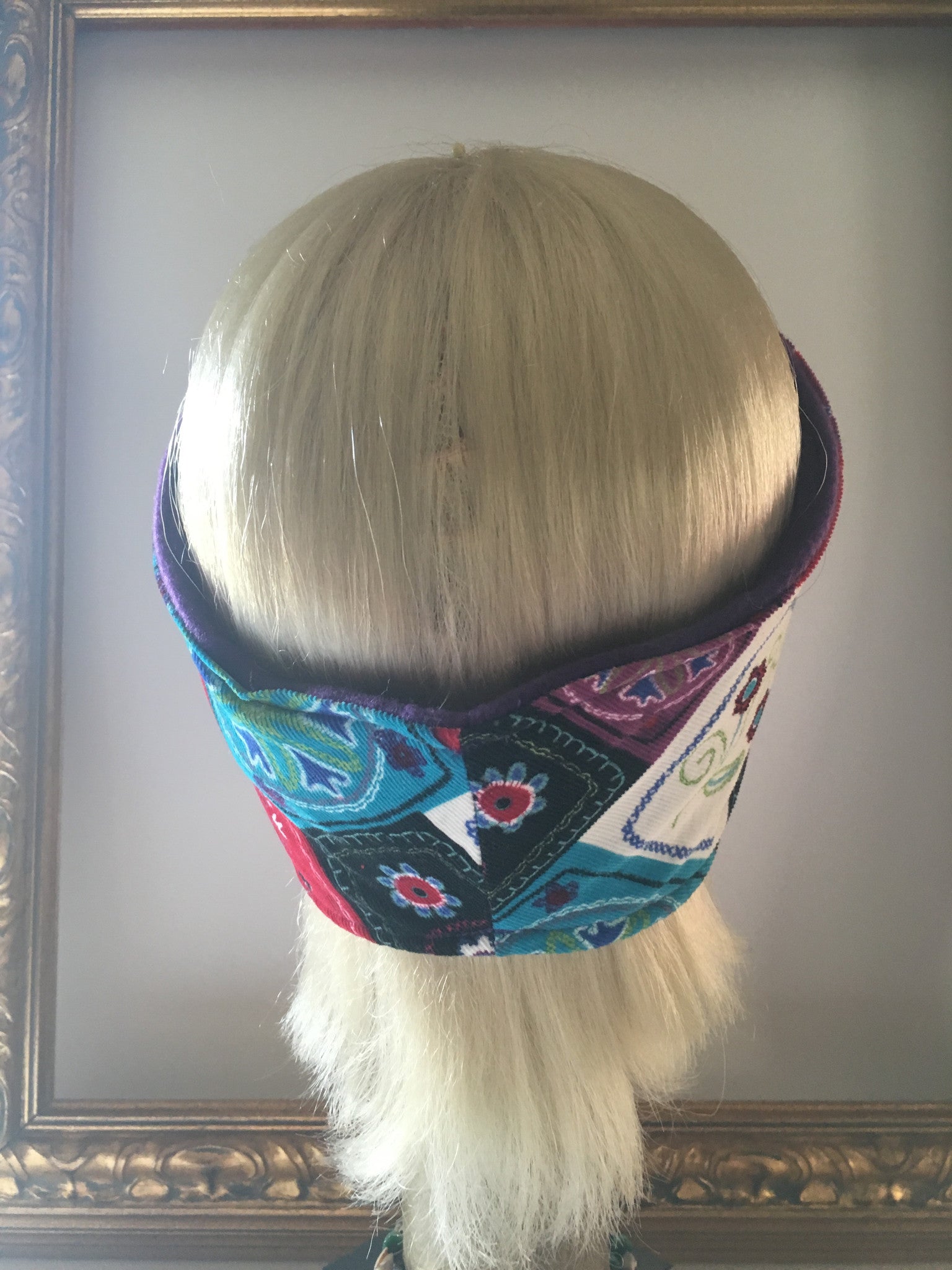 Patchwork Corduroy & Fleece Headband