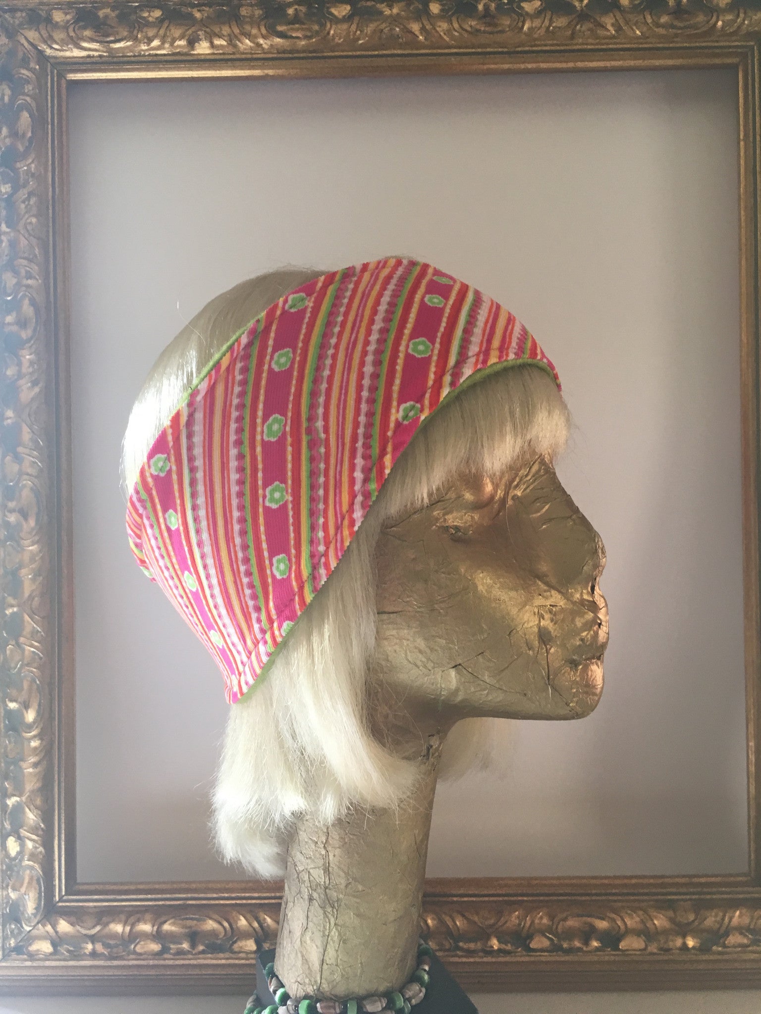 Candy Striped Corduroy & Fleece Headband