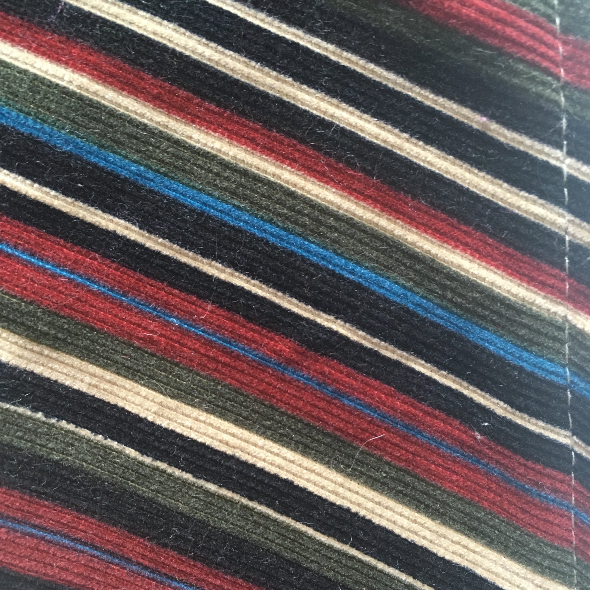 Rusty Striped Courderoy Fleece Headband