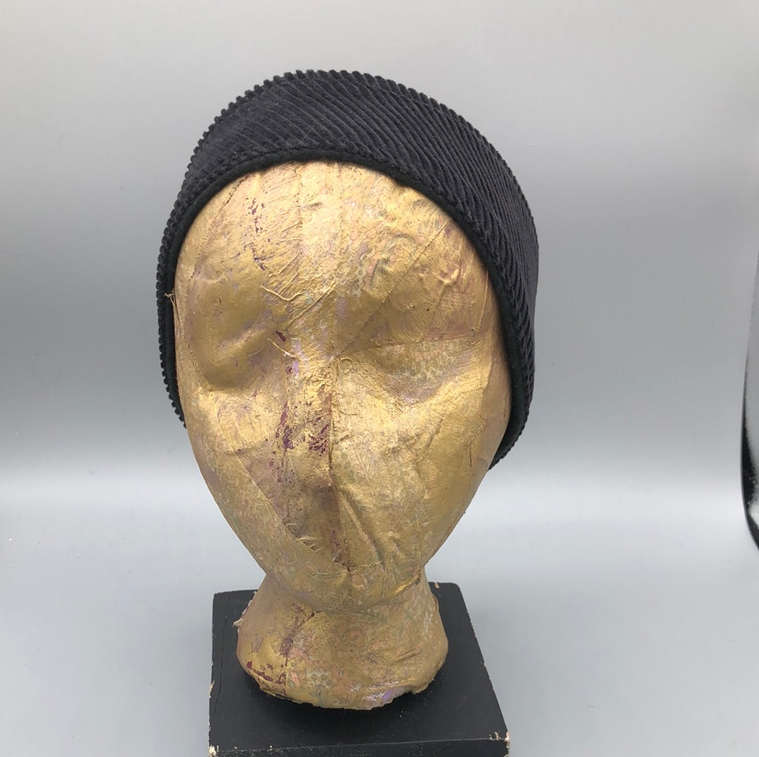 Black Courderoy Fleece Headband