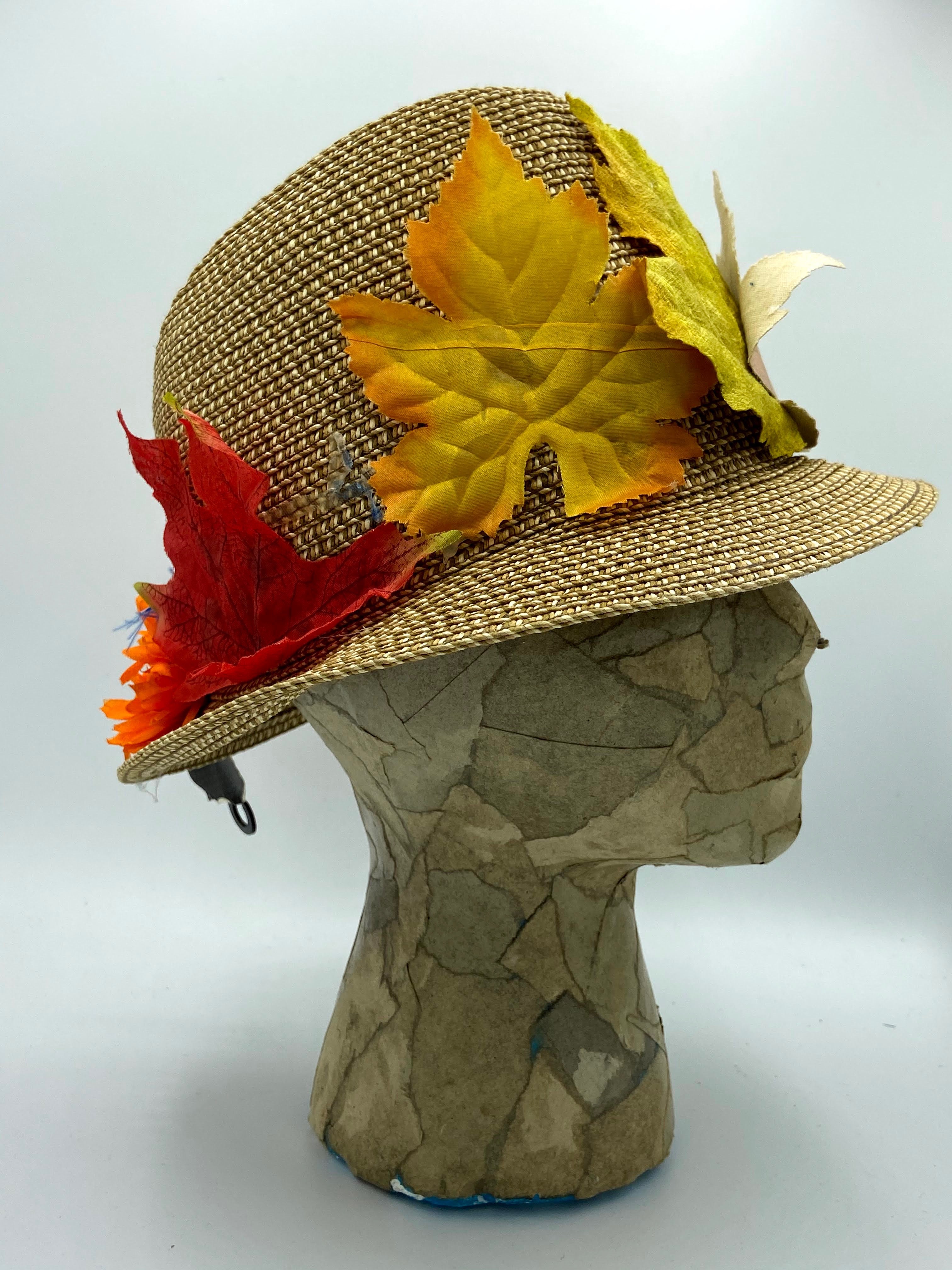 Copper Leaf Fedora Hat