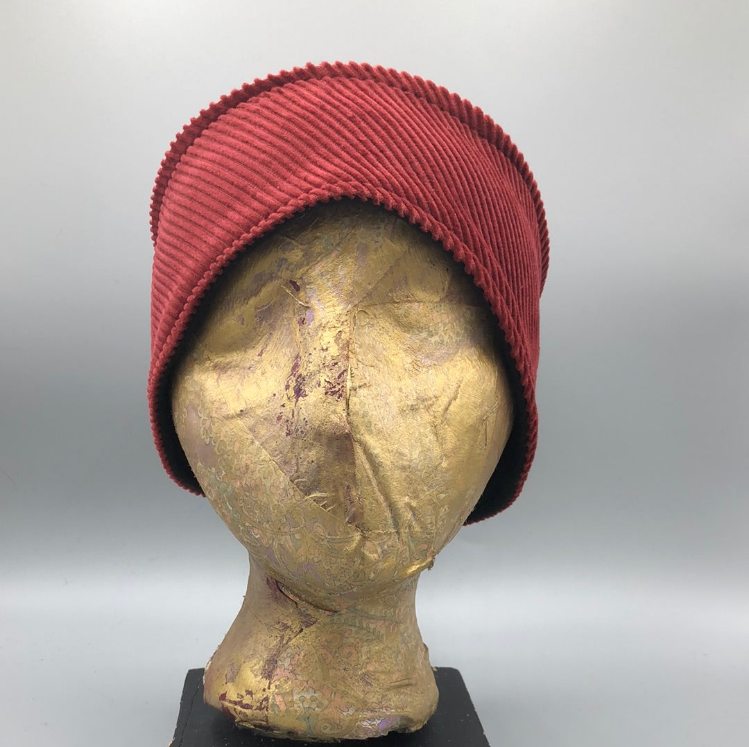 Maroon Courderoy Fleece Headband