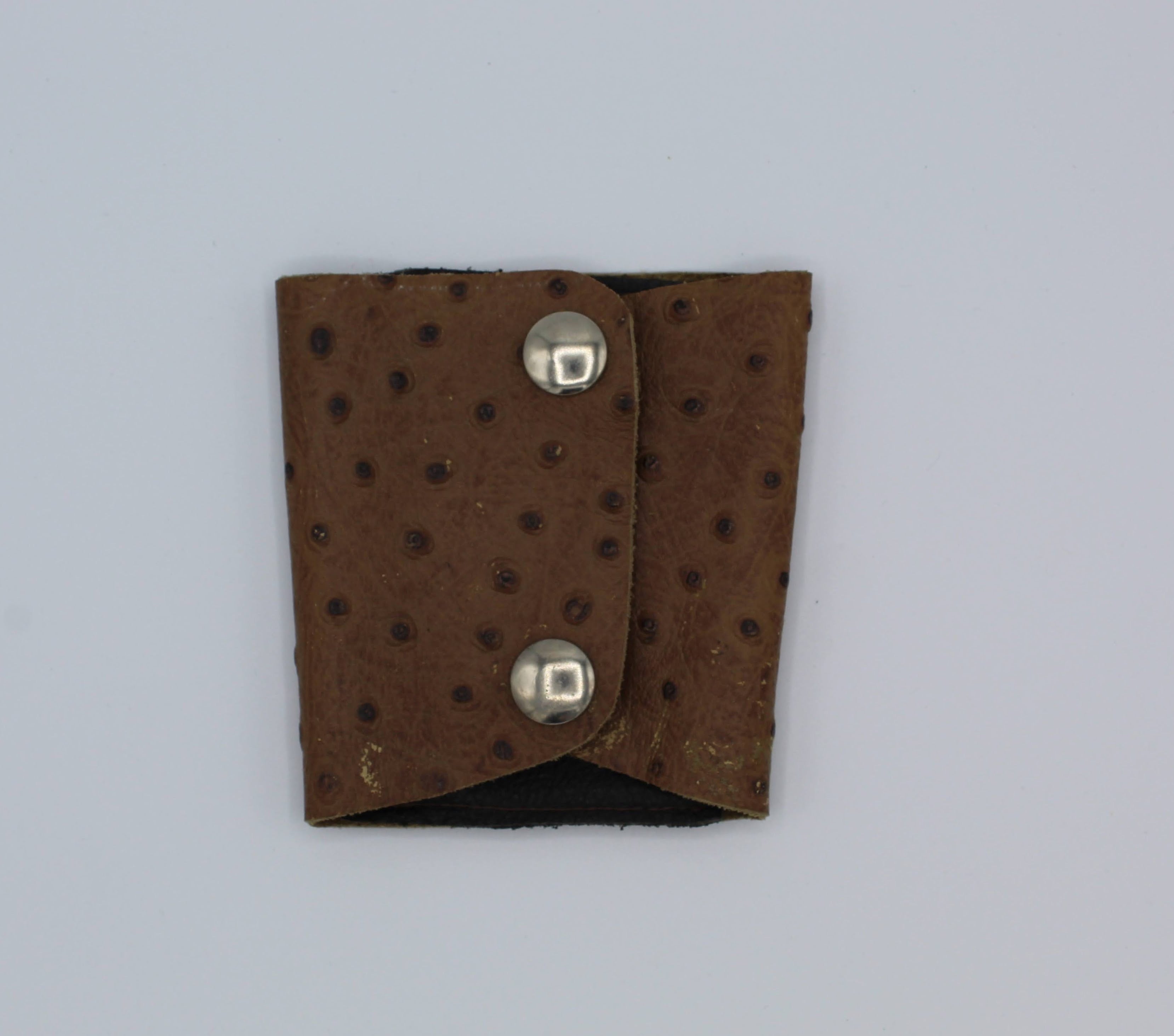 Light Brown Embossed Dotted Leather Wokkit