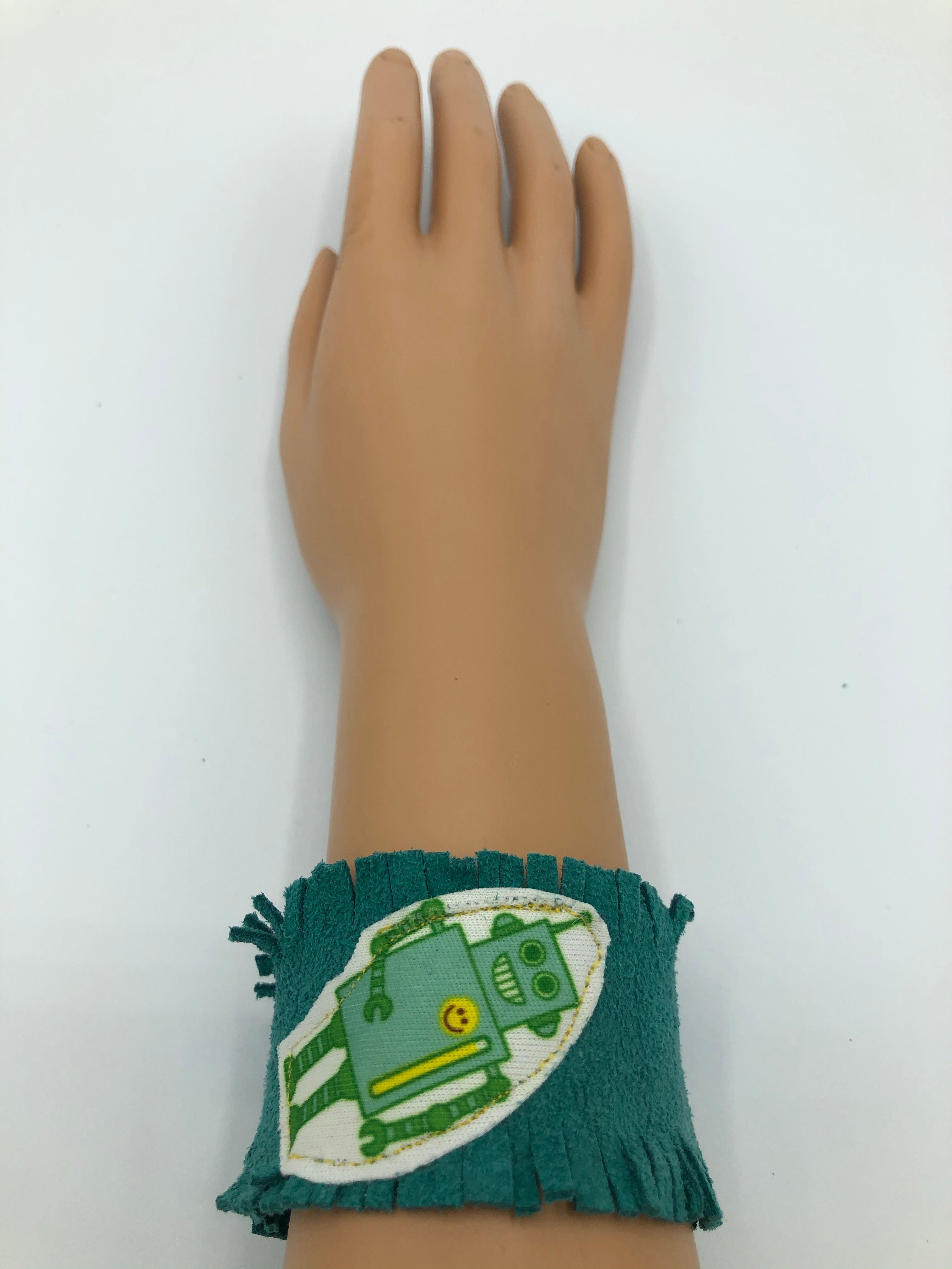 Robot Leather Cuffs