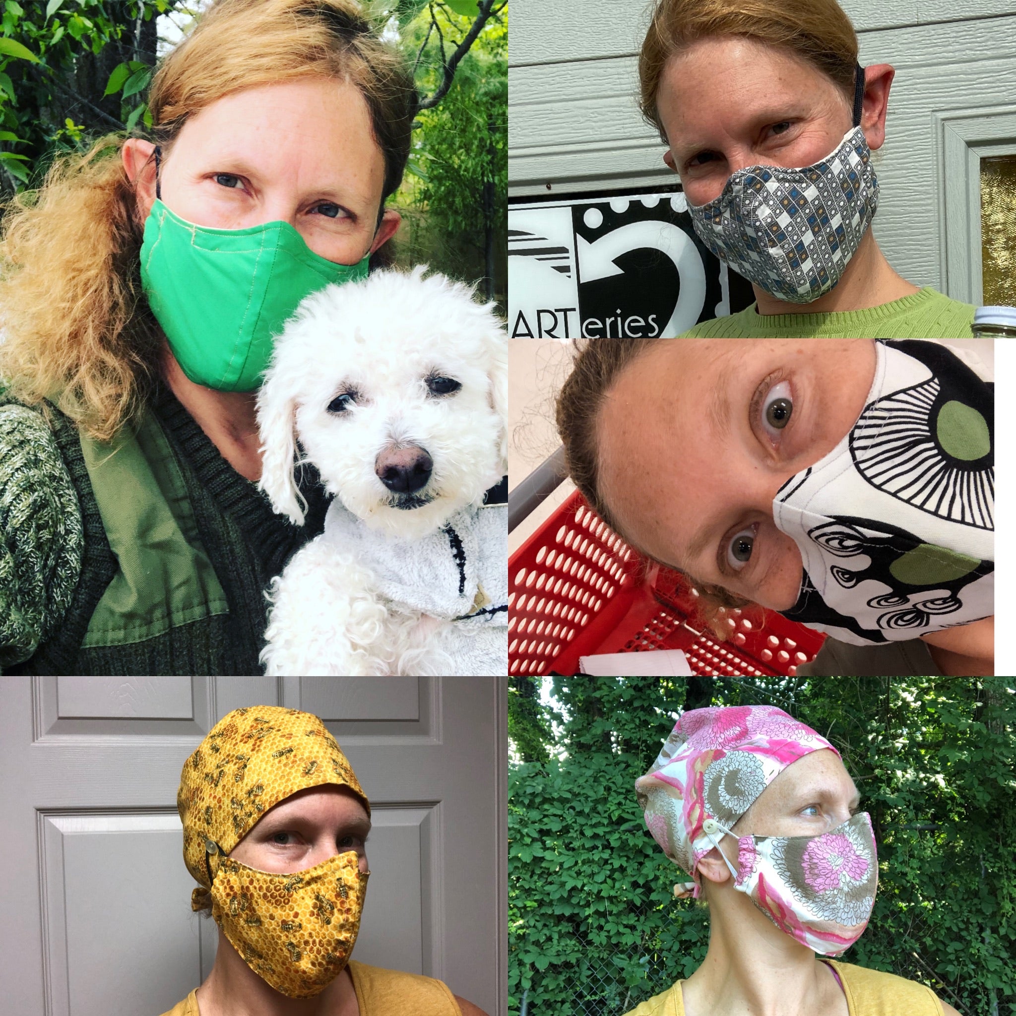 Five pack of face masks